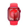 Apple Watch Series 9, 45 мм, корпус из алюминия цвета (PRODUCT)RED, спортивный ремешок цвета (PRODUCT)RED, размер S/M